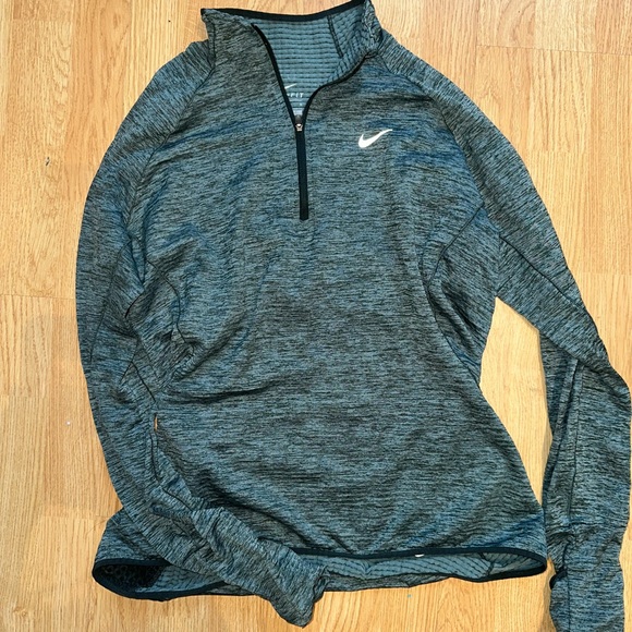 Nike Tops - Moss Green Nike quarter zip pullover